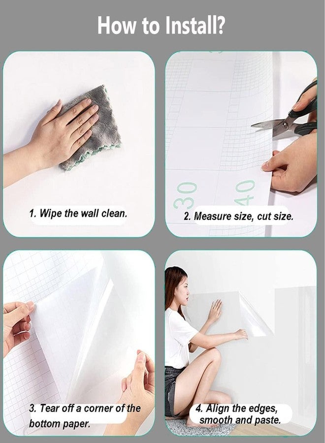 WALLFLY Wallpaper for Walls|Blacksplash for Kitchen Transparent & Clear Self Adhesive Peel and Stick Wall Protective Sheet Oilproof - Waterproof Clear Contact Paper (WF, 18In X 5Ft) - Image 3
